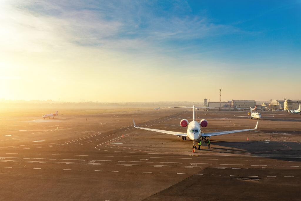 Private Jet at Jetmech Aviation Services Seattle